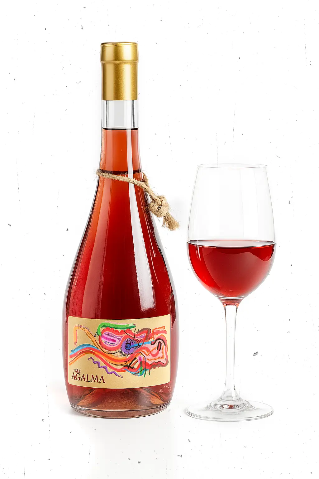 Vino + Copa + Etiqueta